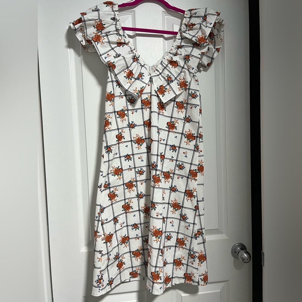 Zara Floral Ruffle Dress - Picture 6 of 6